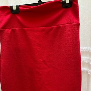 Agnes & Dora pencil skirt Red size large
